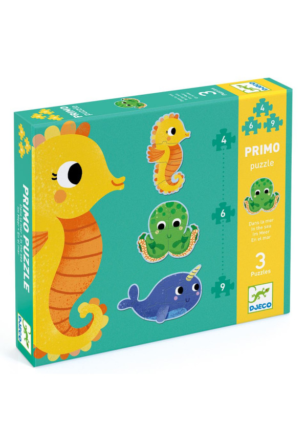 Puzzle evolutivo En el mar DJECO