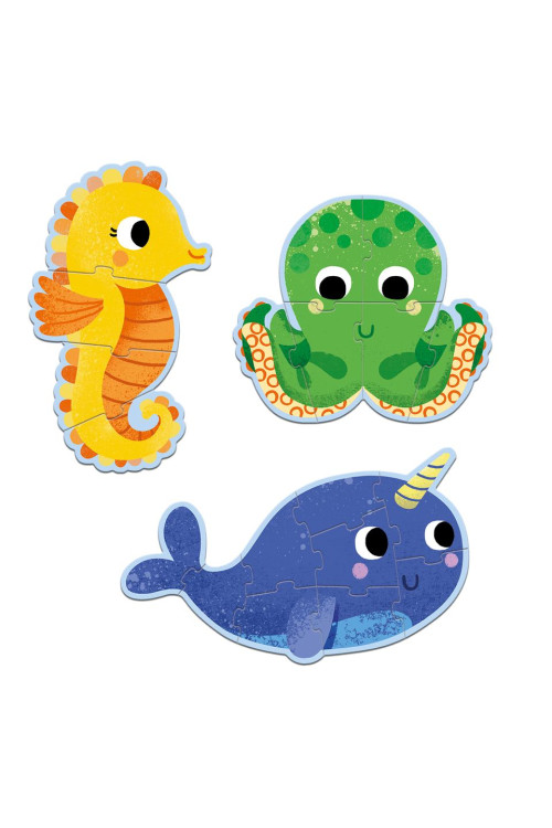 Puzzle evolutivo En el mar DJECO