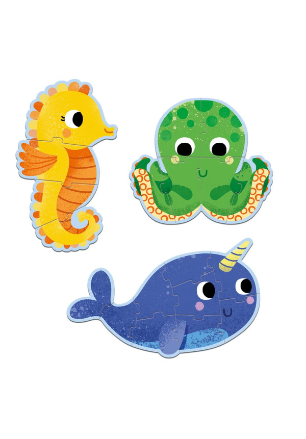 Puzzle evolutivo En el mar DJECO