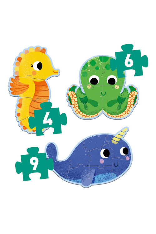 Puzzle evolutivo En el mar DJECO