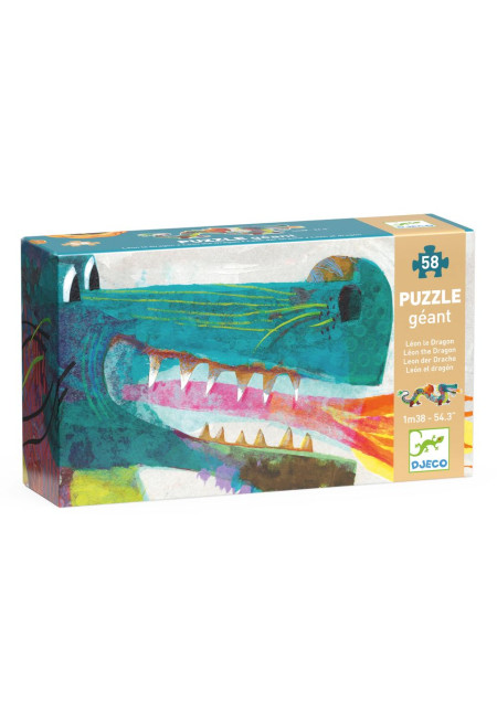 Puzzle gigante El Dragon León DJECO