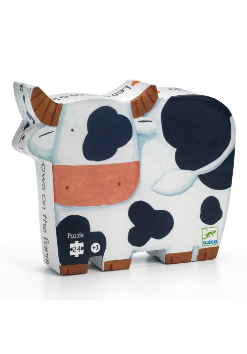 Puzzle silueta vaca DJECO