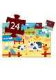 Puzzle silueta vaca DJECO