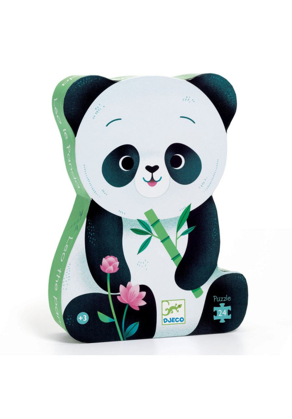 Puzzle silueta Leo panda DJECO