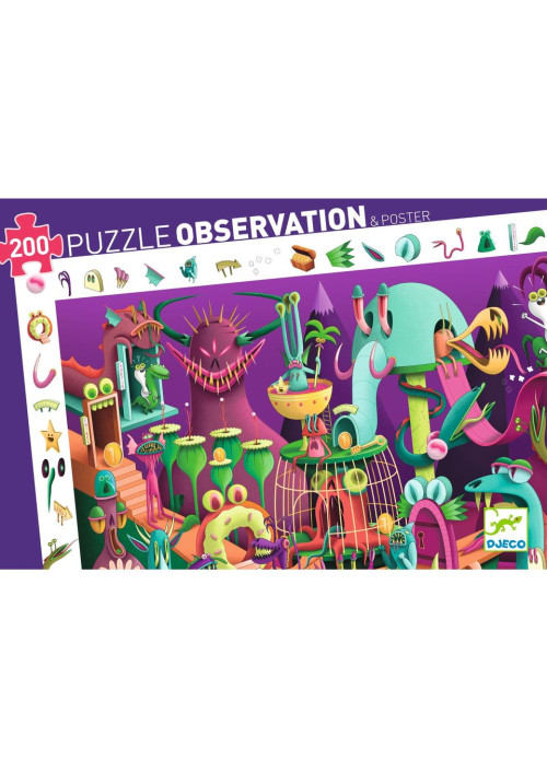 Puzzle  observación En un videojuego 200 pzas DJECO