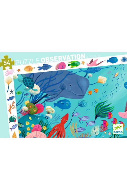 Puzzle observación acuatico DJECO
