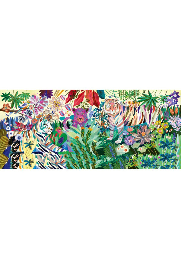 Puzzle galeria Rainbow Tigers DJECO