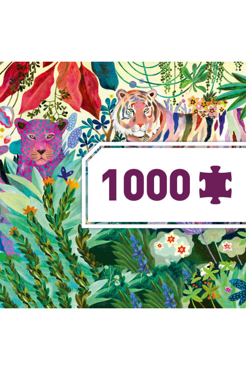 Puzzle galeria Rainbow Tigers DJECO