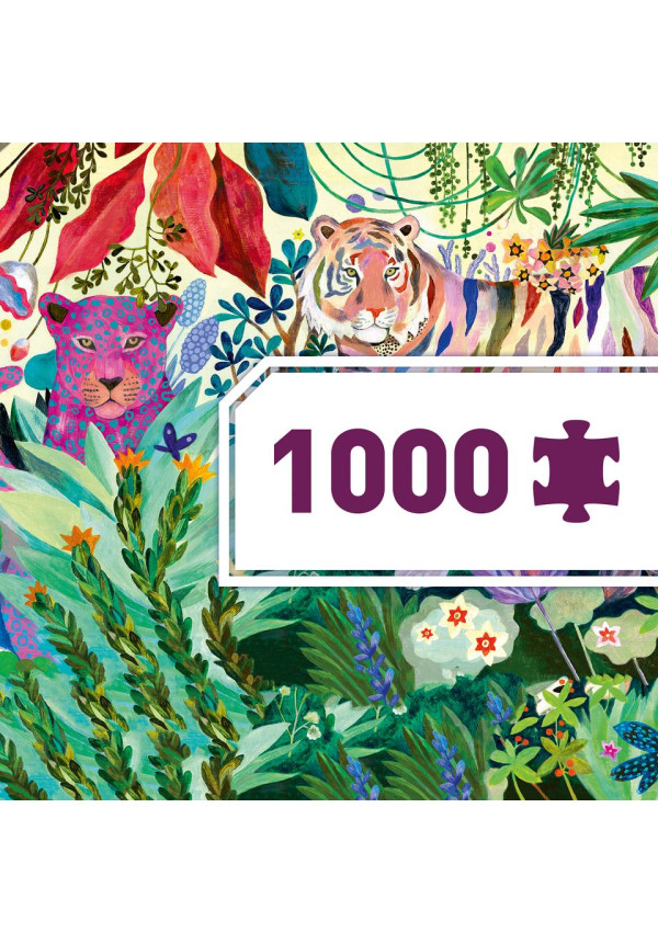 Puzzle galeria Rainbow Tigers DJECO