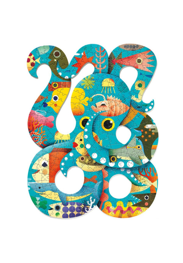 Puzzle Art Octopus 350pzas DJECO