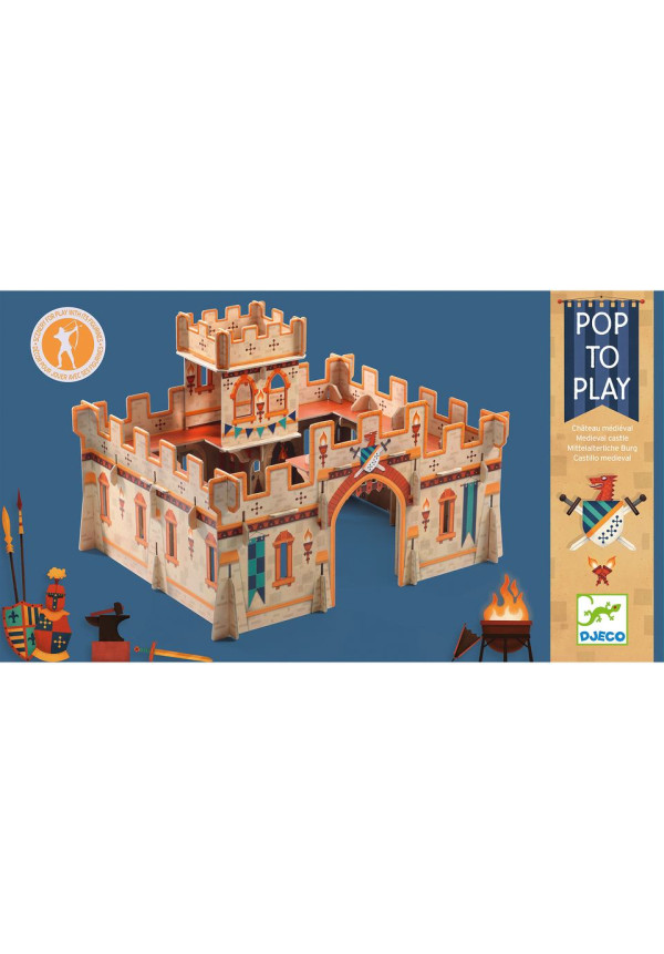 Pop to Play castillo medieval DJECO