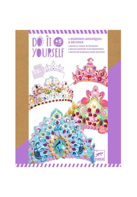DIY Diademas para decora princesa DJECO