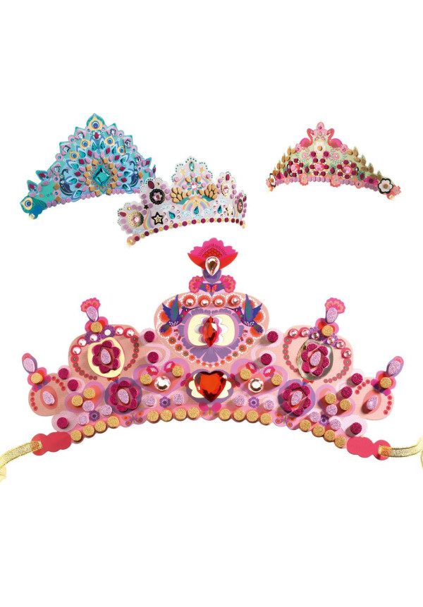 DIY Diademas para decora princesa DJECO