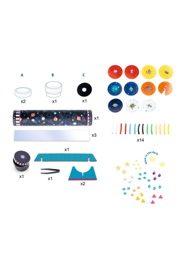 DIY Caleidoscopio inmersion espacial DJECO