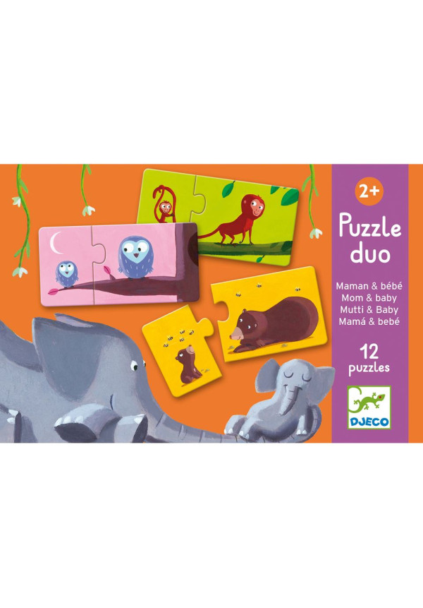 Puzzle dúo Mama y bebé DJECO