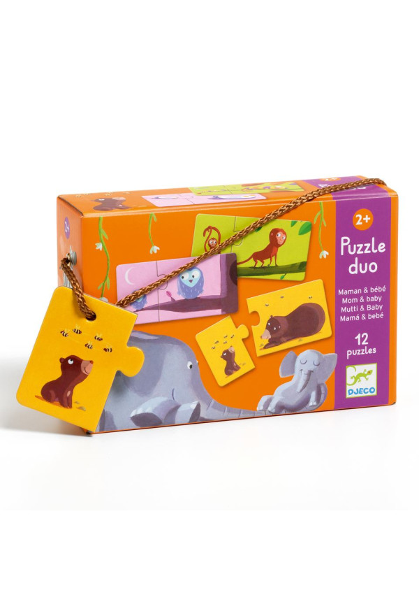 Puzzle dúo Mama y bebé DJECO