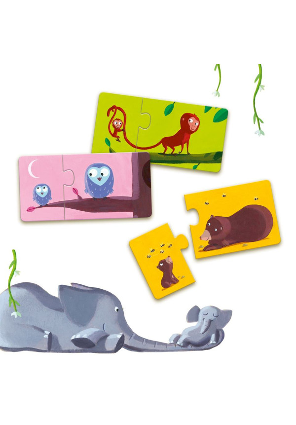 Puzzle dúo Mama y bebé DJECO