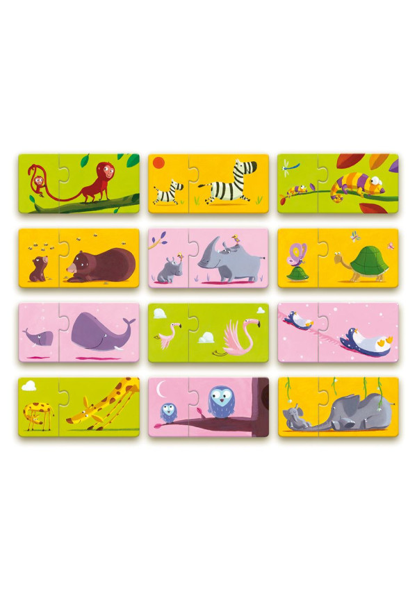 Puzzle dúo Mama y bebé DJECO