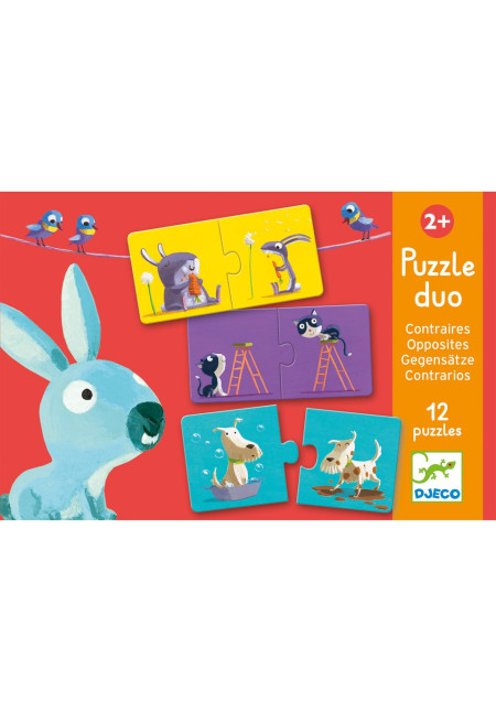 Puzzle duo Contrarios DJECO