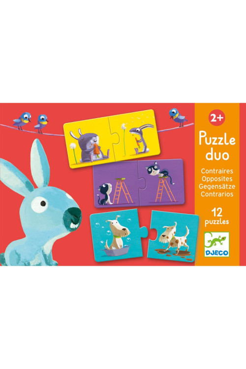 Puzzle duo Contrarios DJECO