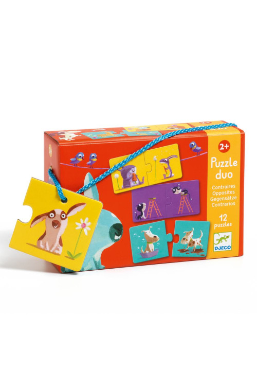 Puzzle duo Contrarios DJECO