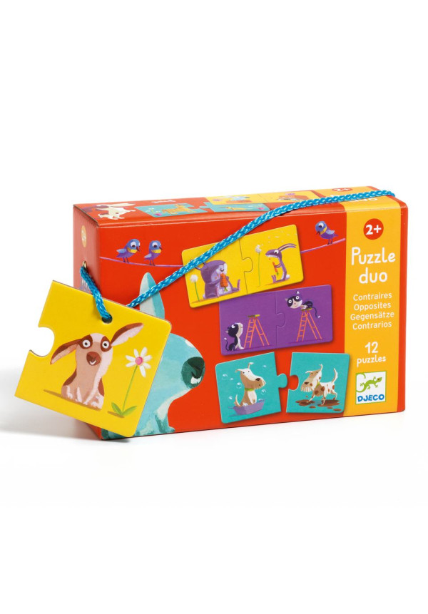 Puzzle duo Contrarios DJECO