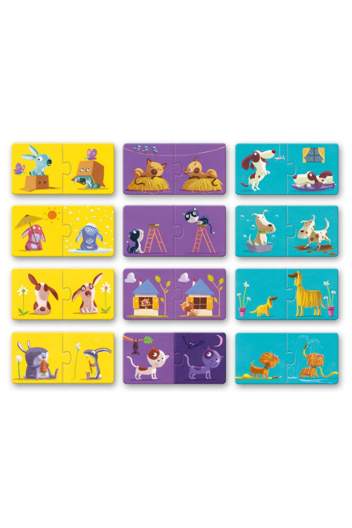 Puzzle duo Contrarios DJECO