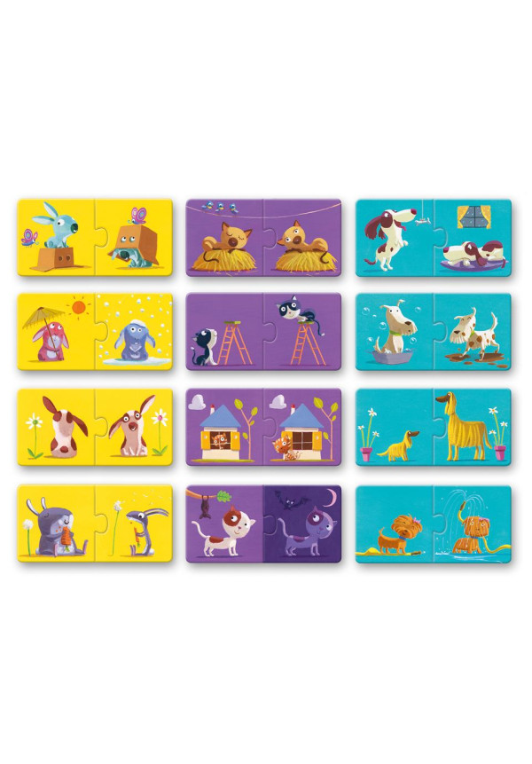Puzzle duo Contrarios DJECO