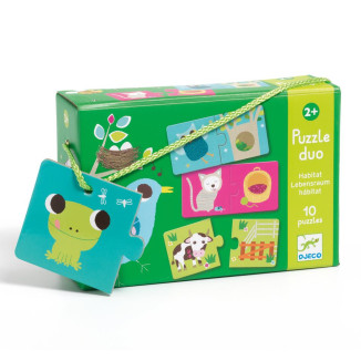 Puzzle duo Habitat DJECO