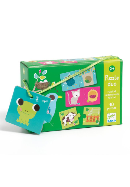 Puzzle duo Habitat DJECO
