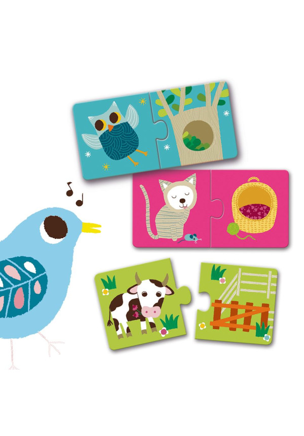 Puzzle duo Habitat DJECO