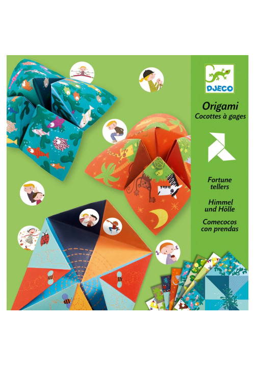 Origami Saleros con pruebas animales DJECO
