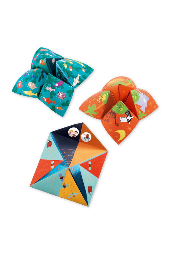 Origami Saleros con pruebas animales DJECO