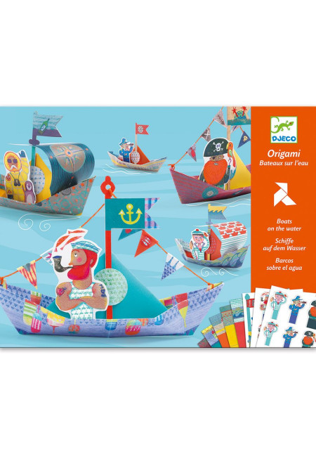 Origami Barcos flotantes DJECO