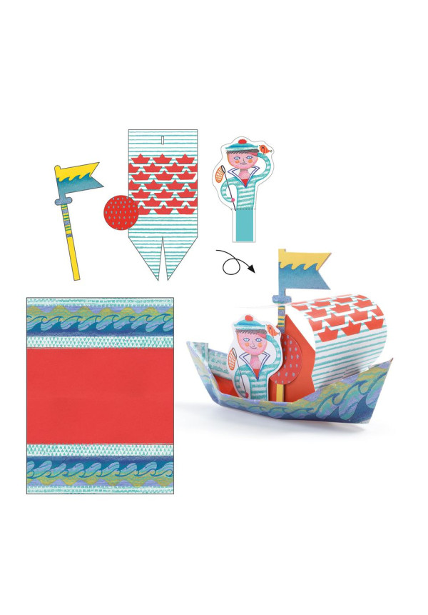 Origami Barcos flotantes DJECO