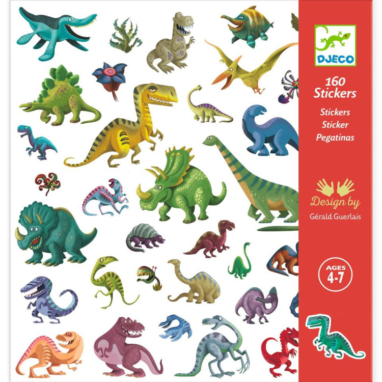 Pegatinas Dinosaurios DJECO
