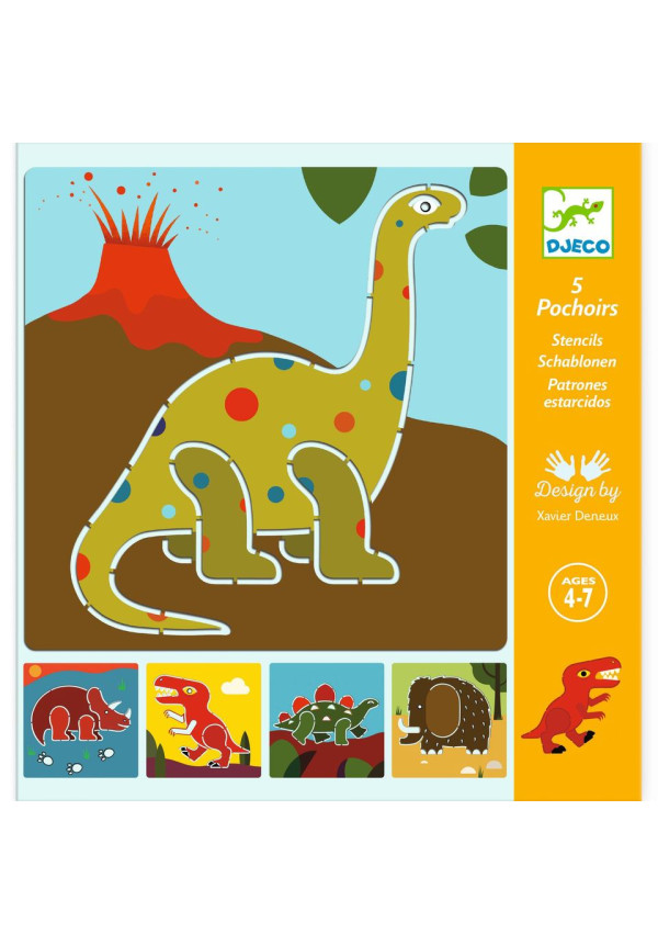 Plantillas dinosaurios DJECO