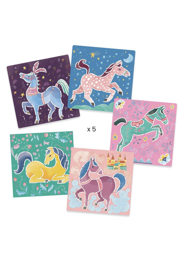 Plantillas los caballos DJECO