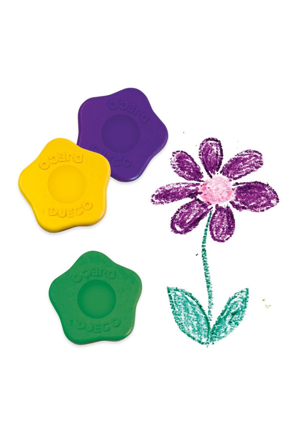 12 Ceras forma flor DJECO