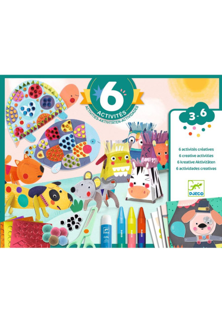 Cofre multiactividades los animales y su casa DJECO