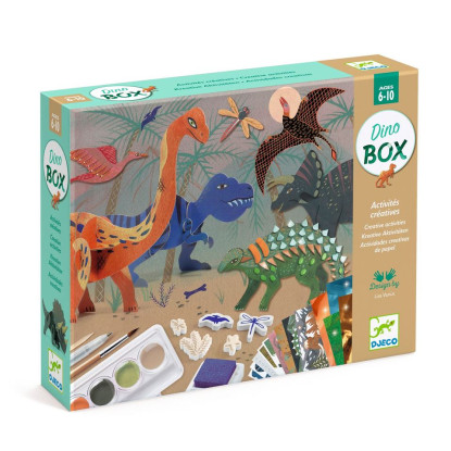 Cofre multiactividades el mundo de los dinosaurios DJECO