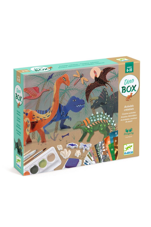Cofre multiactividades el mundo de los dinosaurios DJECO