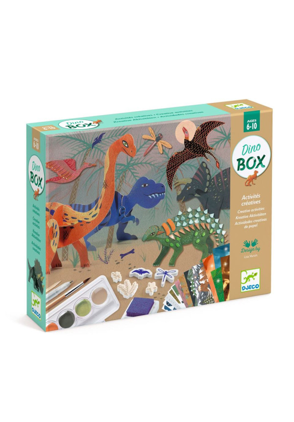 Cofre multiactividades el mundo de los dinosaurios DJECO