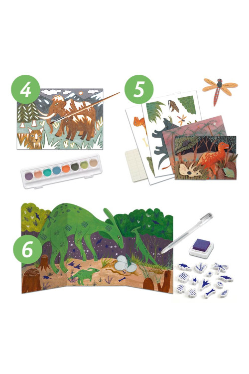 Cofre multiactividades el mundo de los dinosaurios DJECO