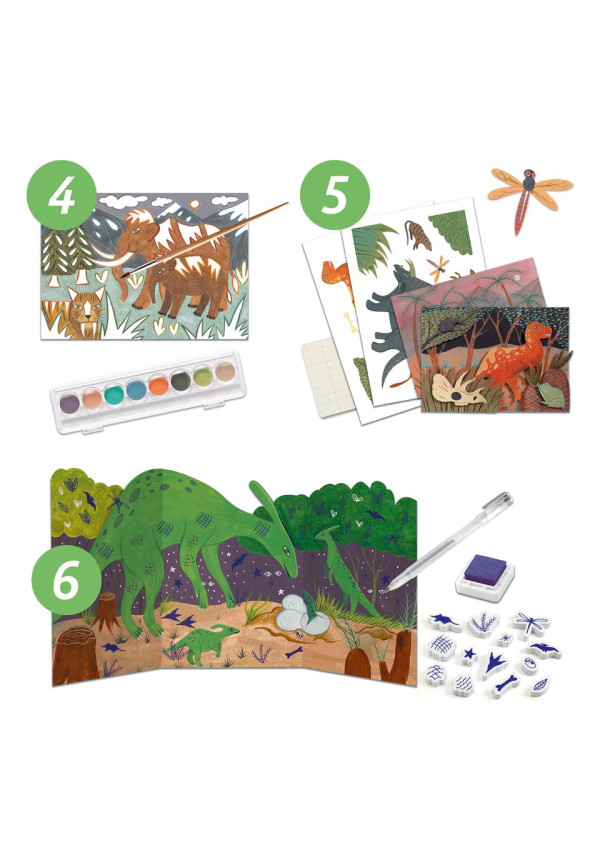 Cofre multiactividades el mundo de los dinosaurios DJECO