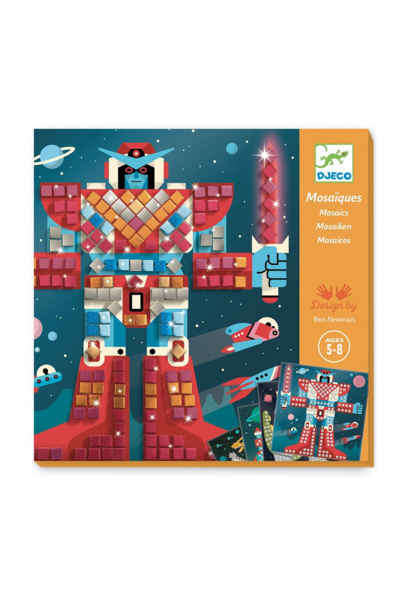 Mosaicos de pegatinas Space battle DJECO