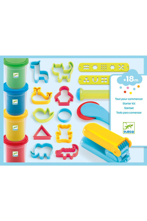 Pasta modelar estuche con accesorios DJECO