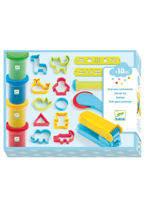 Pasta modelar estuche con accesorios DJECO