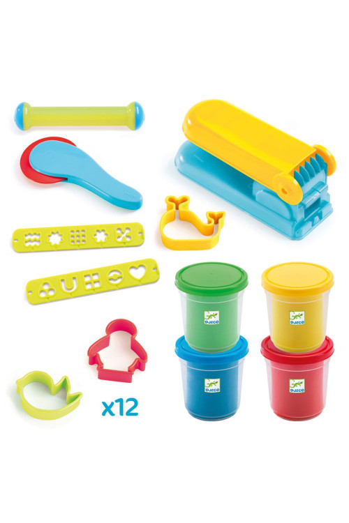 Pasta modelar estuche con accesorios DJECO