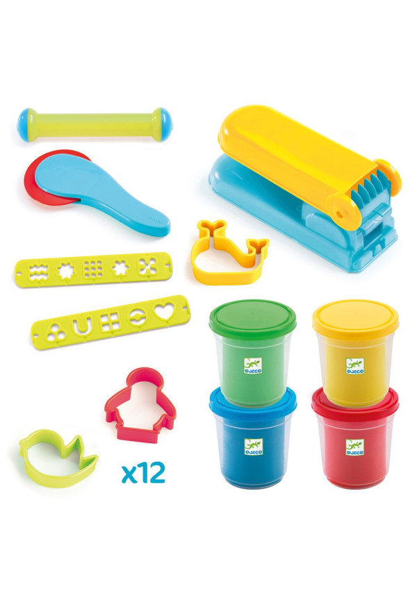 Pasta modelar estuche con accesorios DJECO